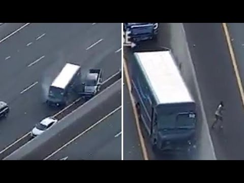 California, ruba un furgone di Amazon e si schianta. Il video dell’inseguimento