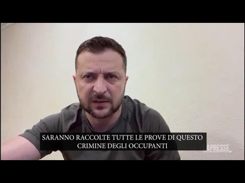 Ucraina, Zelensky, «Attacco Olenivka? Saranno raccolte le prove di questo crimine»