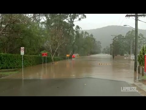 Australia, alluvione nell’area di Sydney: 50mila persone evacuate