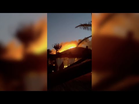 Incendi a Pantelleria: le fiamme raggiungono le case, abitanti in fuga