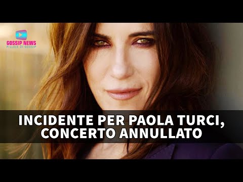 Grave Incidente Per Paola Turci: Concerto Annullato!