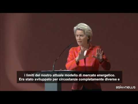 Von der Leyen: Ue lavora a riforma strutturale mercato elettrico