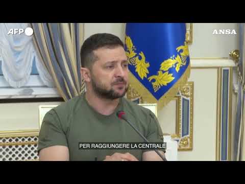 Zelensky: “L’Aiea eviti il pericolo di un disastro nucleare”