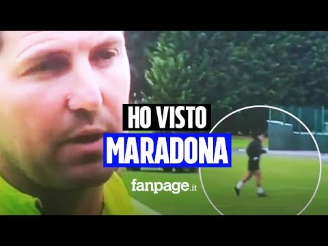 “Maradona fa jogging sul campo del Dundee United”, il video virale ha fatto impazzire i tifosi
