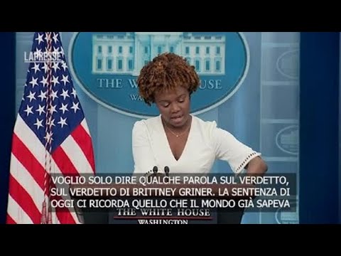 Usa-Russia, la Casa Bianca sulla sentenza Griner: «Faremo di tutto per riportarla a casa»