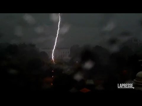 Stati Uniti, fulmine cade vicino alla Casa Bianca: 2 morti e 2 feriti gravi