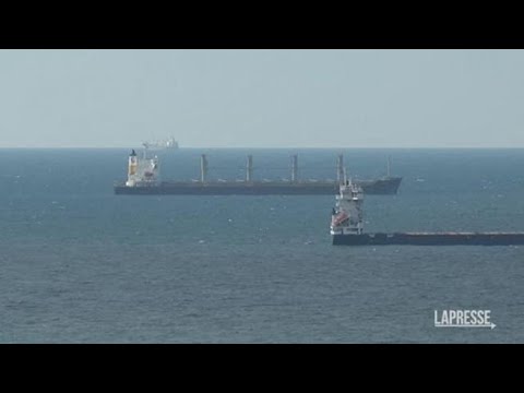 Ucraina, la Navi Star che trasporta il grano ancorata al largo della Turchia