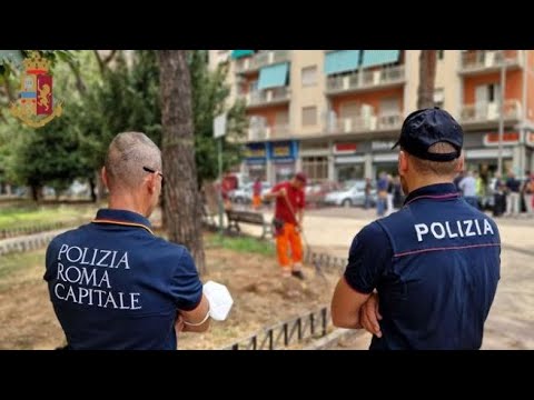 Degrado a stazione Trastevere e giardini Gattinoni: 340 persone controllate