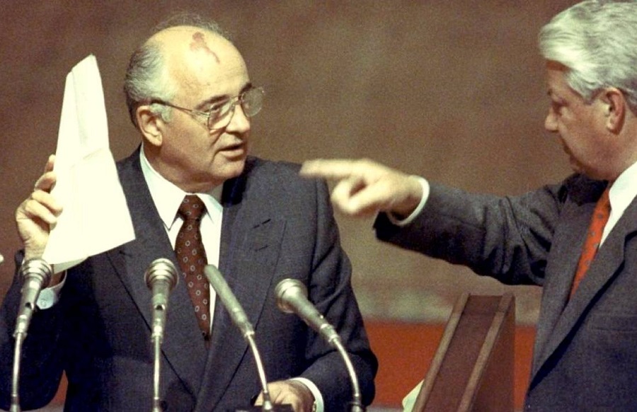Le dimissioni di Michail Gorbačëv