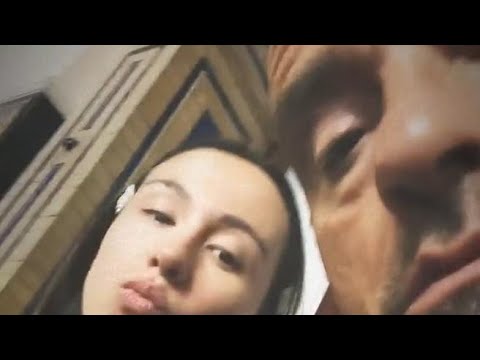 Eros Ramazzotti con la figlia Aurora per il concerto a Siviglia