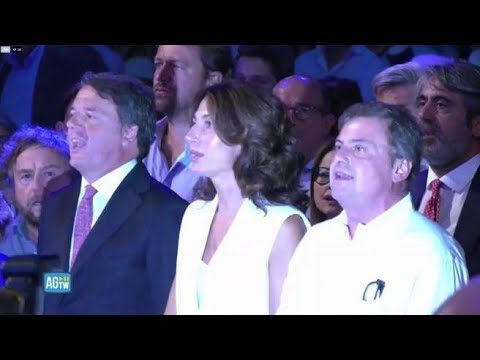 Il terzo polo apre la campagna elettorale: Calenda e Renzi cantano l’Inno d’Italia