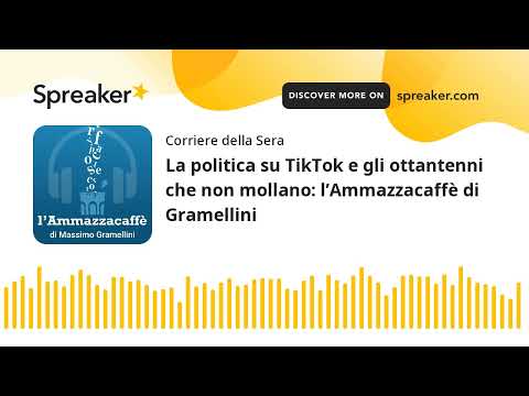 La politica su TikTok e gli ottantenni che non mollano: l’Ammazzacaffè di Gramellini