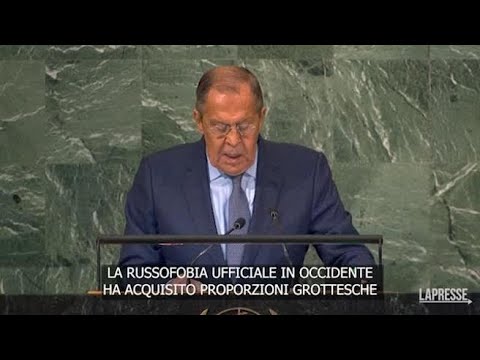 Lavrov all’Onu: «L’Occidente vuole smembrare e cancellare la Russia»