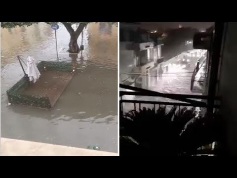 Sicilia sottacqua, le strade di Erice e Trapani allagate. I sindaci: «Non uscite di casa»