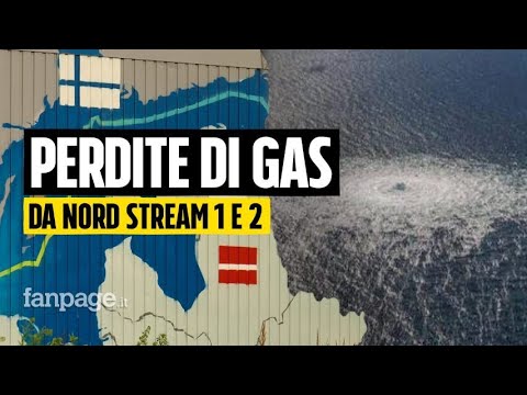 Perdite di gas dai tubi di Nord Stream 1 e 2: cosa sta succedendo nel Mar Baltico
