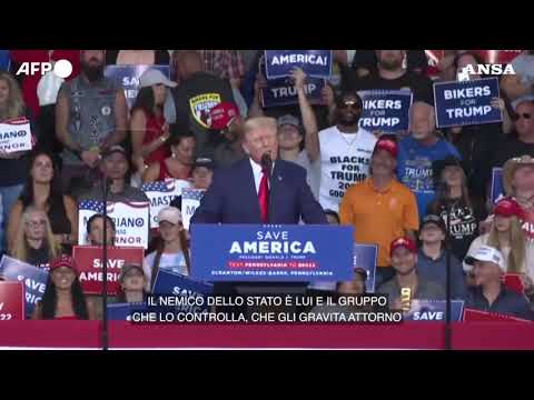Trump: “Biden e il gruppo che lo controlla i veri nemici dello Stato”