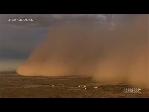 Usa, il video dell’enorme tempesta di sabbia in Arizona