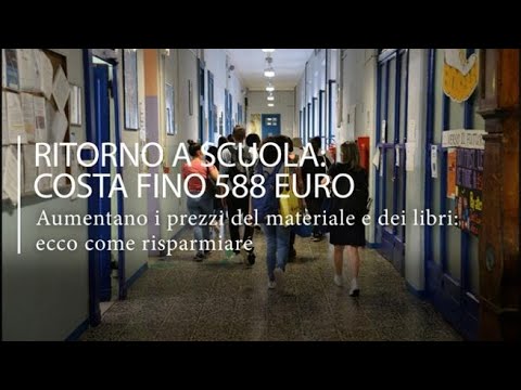 Ritorno a scuola, quanto costa fare la cartella e come risparmiare