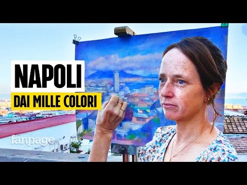 Rebecca, dagli Stati Uniti a Napoli: ogni giorno disegna la bellezza della città