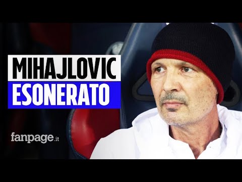 Mihajlovic esonerato dal Bologna dopo il faccia a faccia: chi può essere il nuovo allenatore