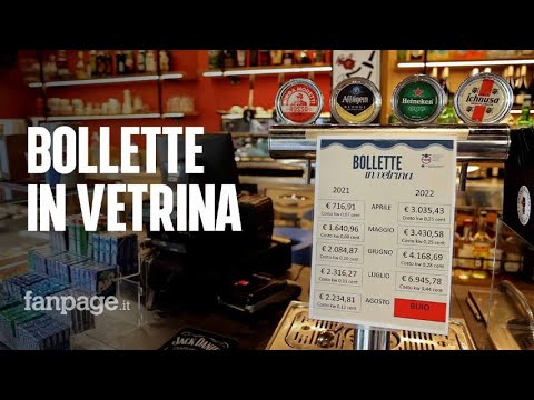 I ristoratori di Roma espongono le bollette in vetrina: “Costi triplicati, è la tempesta perfetta”