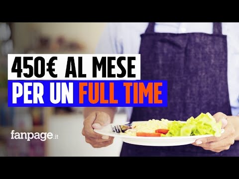 Marco, 22 anni: “Mi hanno offerto 450 euro al mese per un full time in un bar di lusso al centro”