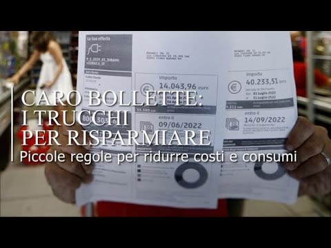 Caro bollette, ecco alcuni trucchi per risparmiare ogni giorno