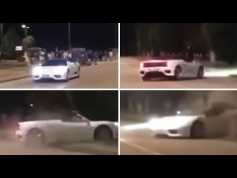 Bagnolo San Vito, 19enne perde il controllo della Ferrari e finisce contro gli alberi