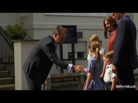I principi George, Charlotte e Louis iniziano un nuova scuola