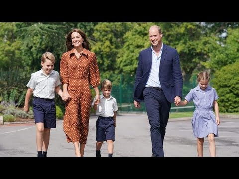 Primo giorno di scuola alla Lambrook School per Louis d’Inghilterra che rifiuta la mano di papà…