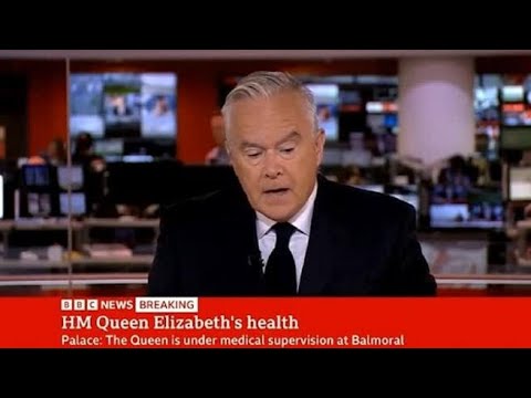 I conduttori della Bbc in diretta vestiti di nero