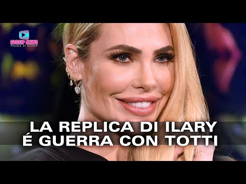 La Replica Di Ilary Blasi: E’ Guerra Con Francesco Totti!