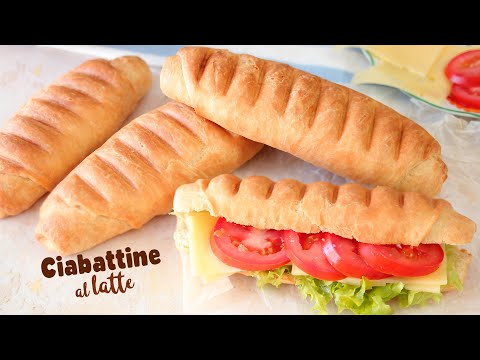 CIABATTINE ARROTOLATE al LATTE con trucchetto | Panini Sofficissimi | Ricetta Facile | Life&Chiara