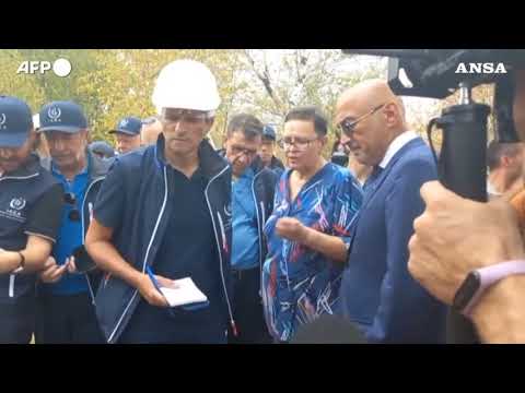 Ucraina, la missione dell’Aiea visita la centrale nucleare di Zaporizhzhia