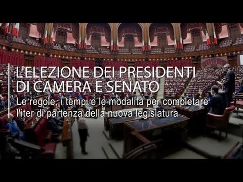 L’elezione dei presidenti di Camera e Senato: regole, tempi e modalità