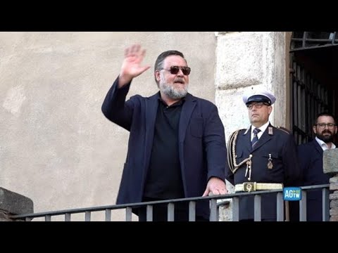 Russell Crowe insignito dell’onorificenza «Ambasciatore di Roma nel mondo»
