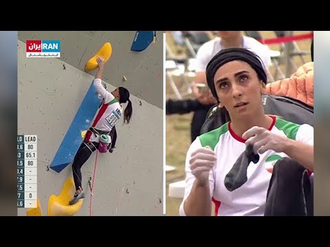 Gesto storico della scalatrice iraniana Elnaz Rekabi: gareggia senza hijab a Seul