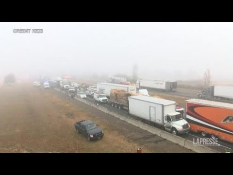 Usa, maxi-tamponamento per nebbia: coinvolti 60 veicoli