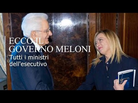 Il governo Meloni, volti e nomi di tutti i ministri dell’esecutivo