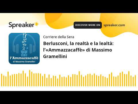 Berlusconi, la realtà e la lealtà: l’«Ammazzacaffè» di Massimo Gramellini