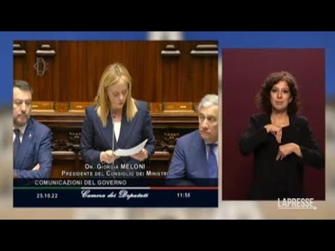 Meloni alla Camera: «Mai provato simpatia per il fascismo»