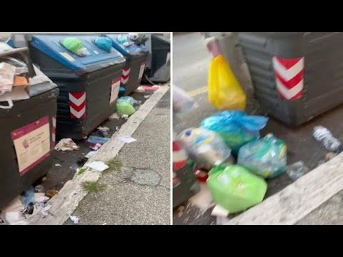 Rifiuti, sui marciapiedi di Talenti si accumula persino la carta