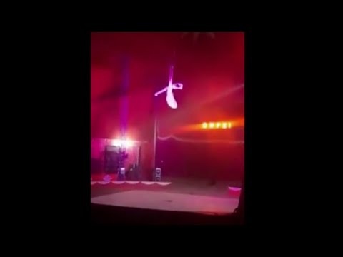 Circo Orfei, il video della caduta della trapezista (che si frattura il cranio)