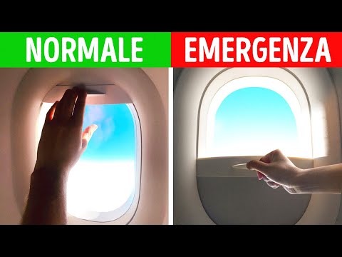 Perché Le Tende Dei Finestrini Sono Al Contrario Nelle File Delle Uscite Di Emergenza