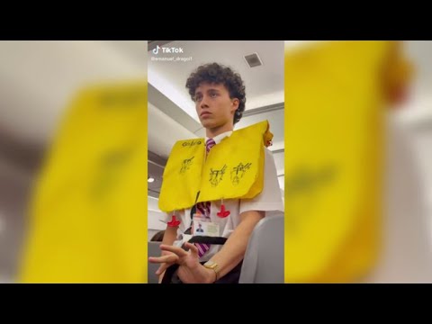 Il video dello steward italiano (che sembra un modello) diventato virale su TikTok