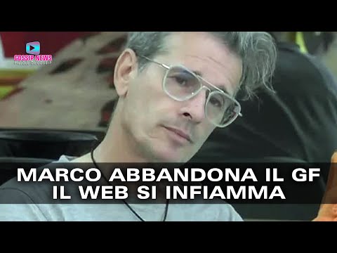 Gf Vip: Marco Bellavia Abbandona! Il Web Si Infiamma!