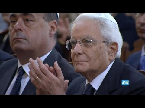 Roma, Mattarella in Sinagoga per l’anniversario dell’attentato del 1982