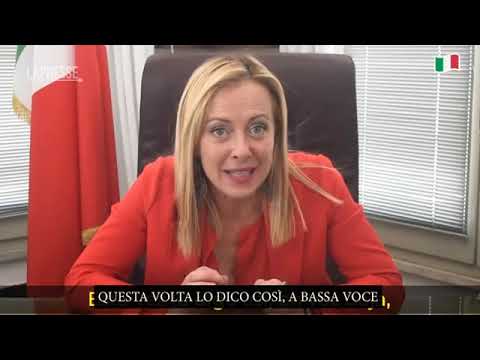 Meloni e il videomessaggio alla kermesse di Vox: «Questa volta lo dico a bassa voce…»