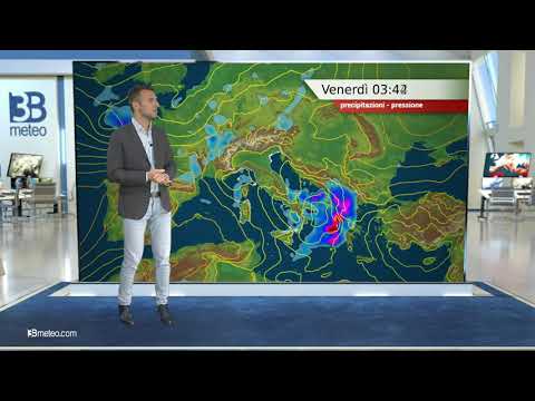 Previsioni meteo Video per venerdì, 14 ottobre