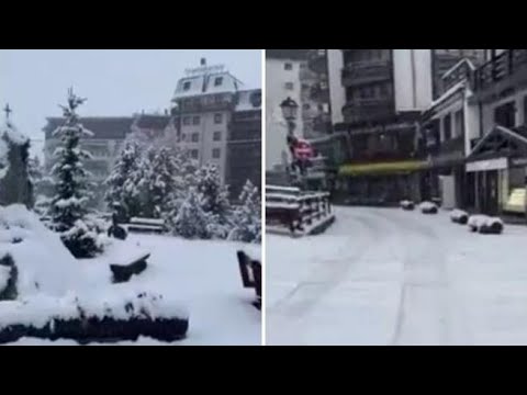 Cervinia imbiancata, 20cm di neve in Valle d’Aosta